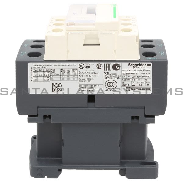 Telemecanique LC1D25B7 Contactor Product Image