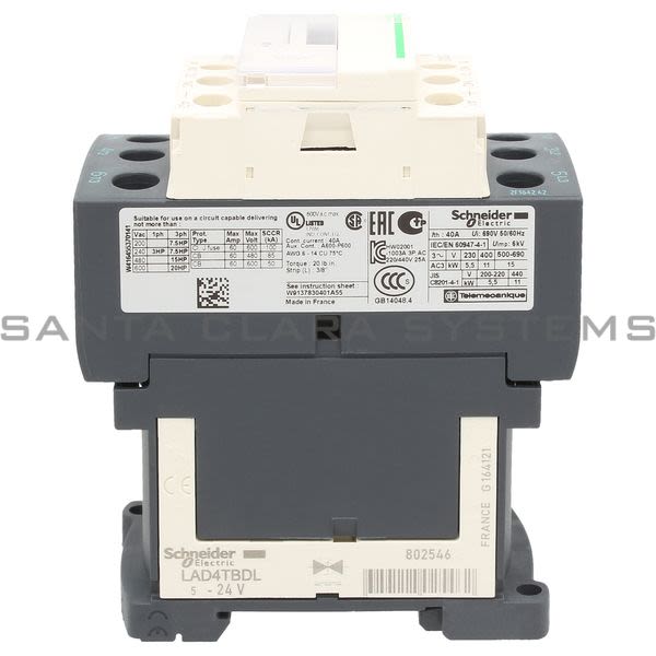 Telemecanique LC1D25BD Contactor Product Image