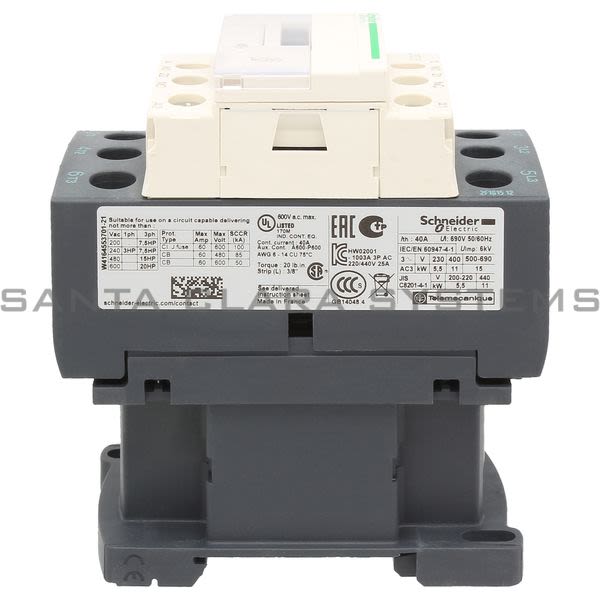 Telemecanique LC1D25E7 Contactor Product Image