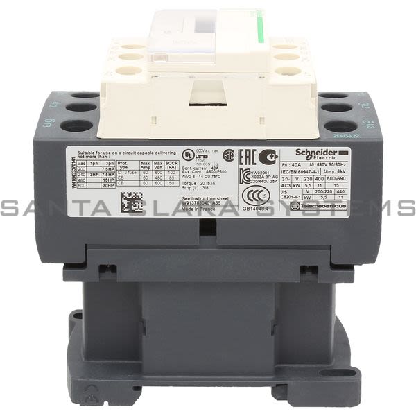 Telemecanique LC1D25F7 Contactor Product Image