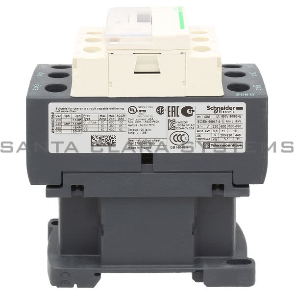 Telemecanique LC1D25G7 Contactor Product Image