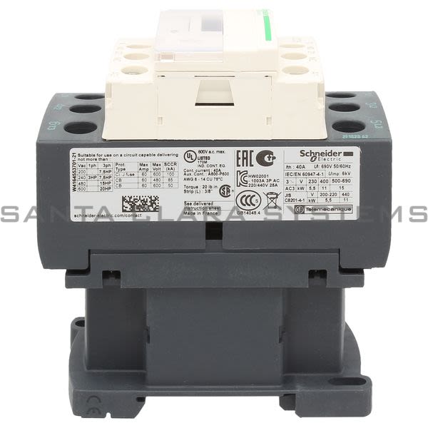 Telemecanique LC1D25V7 Contactor Product Image