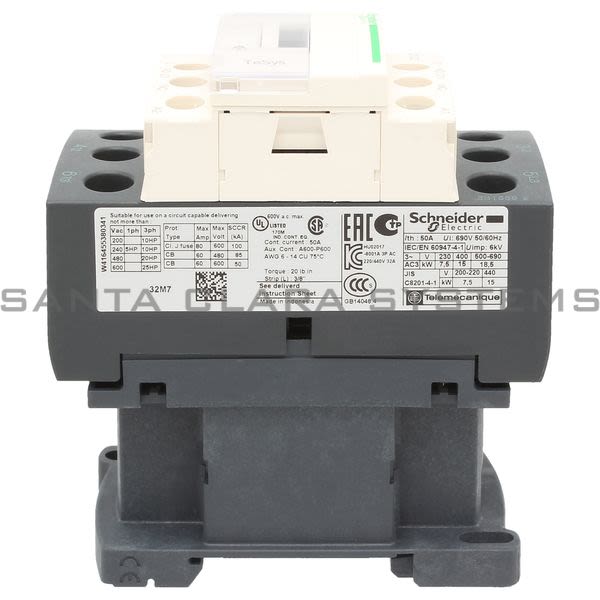 Telemecanique LC1D32M7 Contactor Product Image