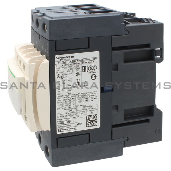 Telemecanique LC1D40AF7 Contactor Product Image