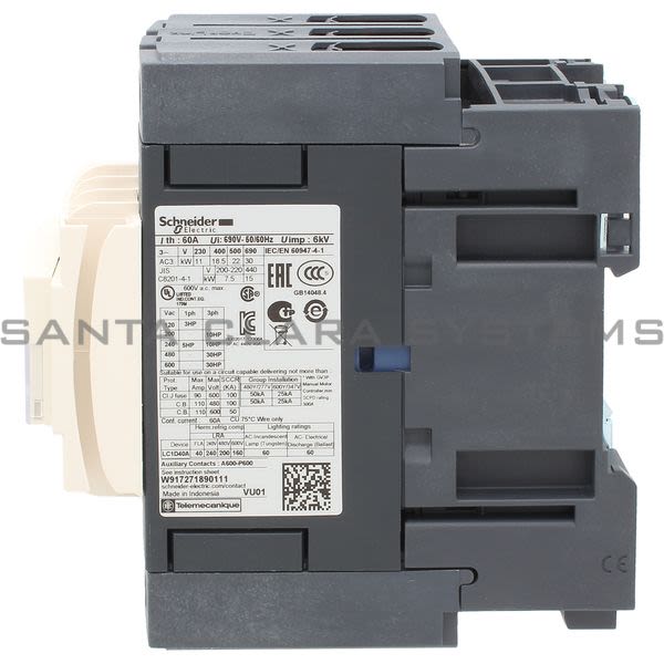 Telemecanique LC1D40AM7 Contactor Product Image