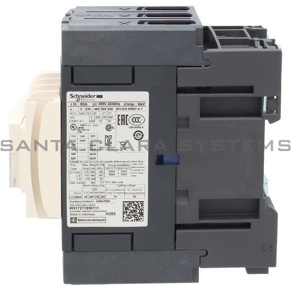 Telemecanique LC1D65AG7 Contactor Product Image