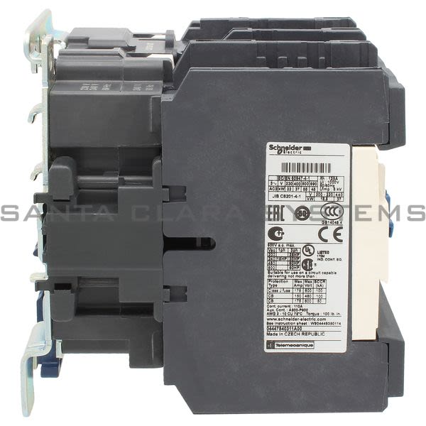 Telemecanique LC1D80004U7 TeSys D contactor - 4P(4 NO) - AC-1 - <= 440 V 125 A - 240 V AC 50/60 Hz coil Product Image