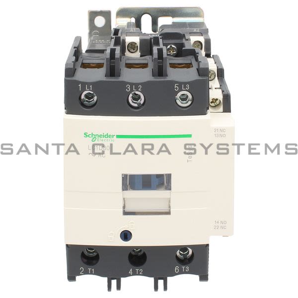 Telemecanique LC1D80G7 TeSys D contactor - 3P(3 NO) - AC-3 - <= 440 V 80 A - 120 V AC 50/60 Hz coil Product Image