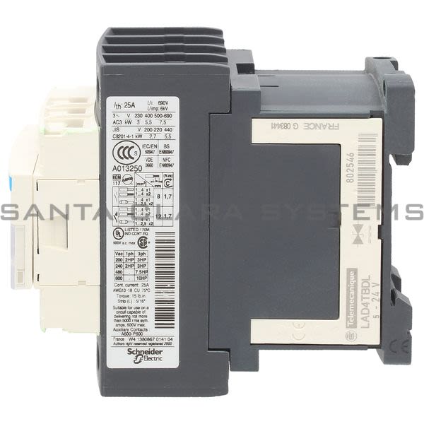 Telemecanique LC1DT25JD Contactor Product Image