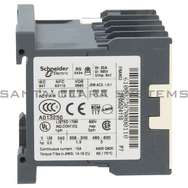 Telemecanique LC1K0610P7 Contactor Product Image
