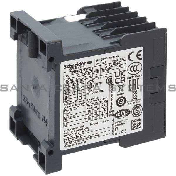 Telemecanique LC1K0901F7 Contactor Product Image