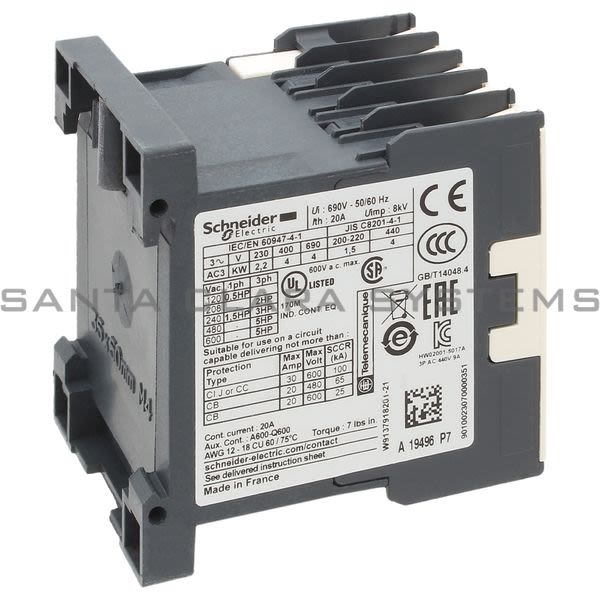 Telemecanique LC1K0901P7 Contactor Product Image