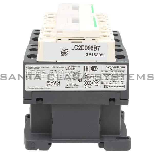 Telemecanique LC2D096B7 Reversing Contactor Product Image