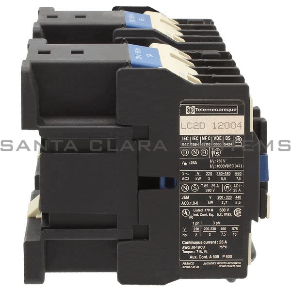Telemecanique LC2D12004G6 Reversing Contactor Product Image