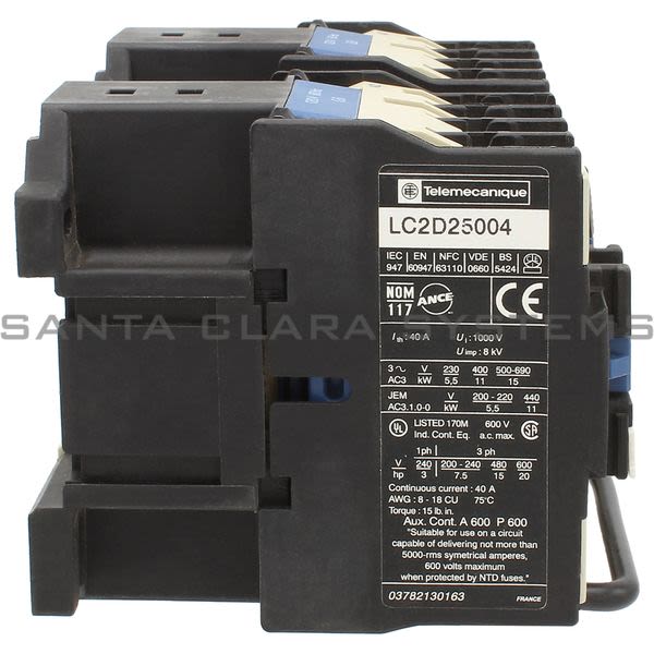 Telemecanique LC2D25004G6 Reversing Contactor Product Image