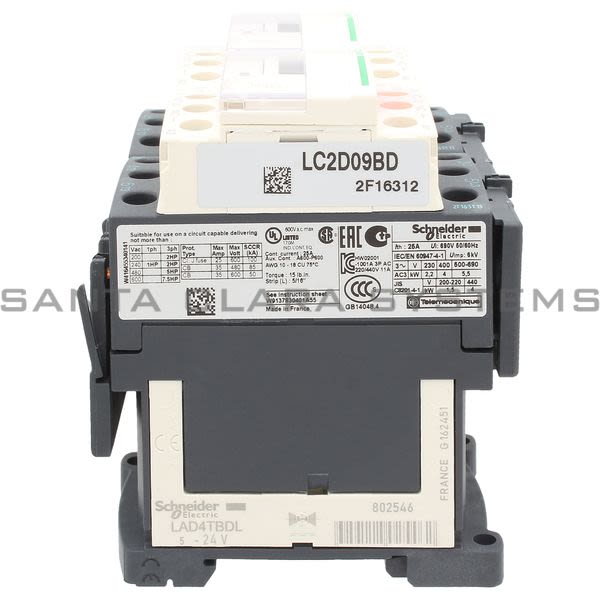 Telemecanique LC2D09BD Reversing Contactor Product Image