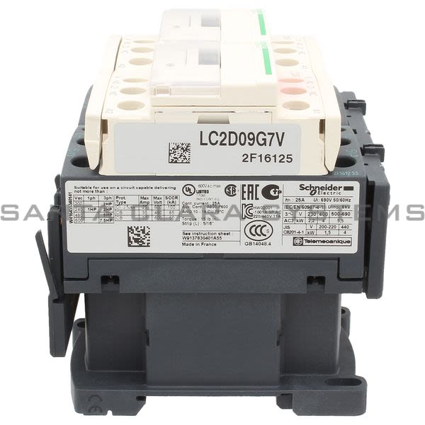 Telemecanique LC2D09G7V Reversing Contactor Product Image