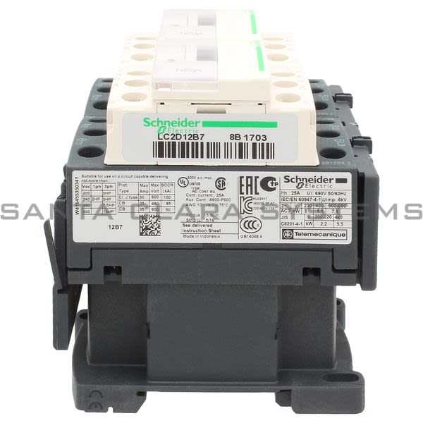 Telemecanique LC2D12B7 Reversing Contactor Product Image