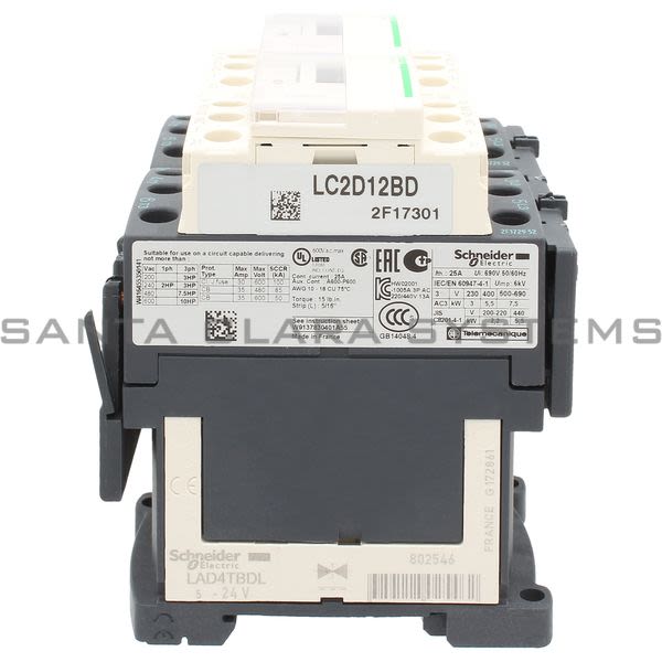 Telemecanique LC2D12BD Reversing Contactor Product Image