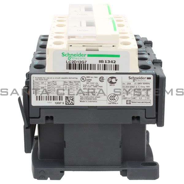 Telemecanique LC2D12G7 Reversing Contactor Product Image