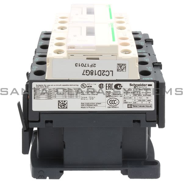 Telemecanique LC2D18G7 Reversing Contactor Product Image