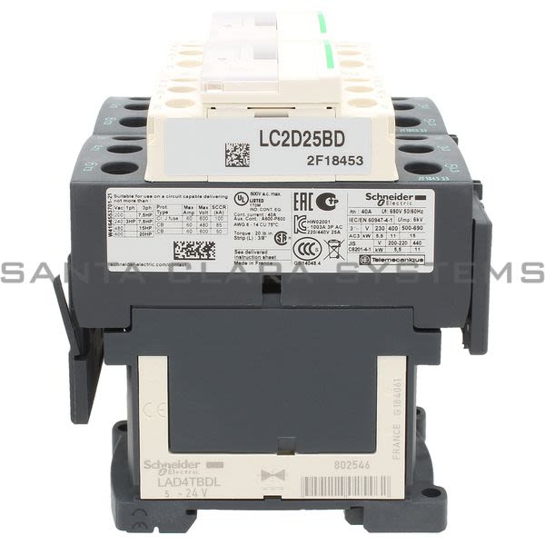 Telemecanique LC2D25BD Reversing Contactor Product Image