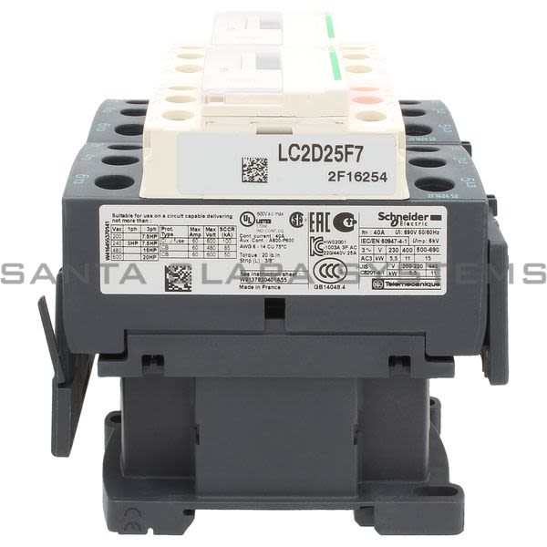 Telemecanique LC2D25F7 Reversing Contactor Product Image