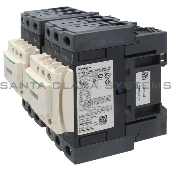 Telemecanique LC2D40AG7 Reversing Contactor Product Image