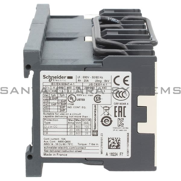 Telemecanique LC2K0610F7 Reversing Contactor Product Image