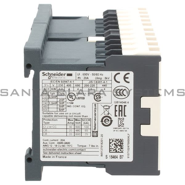 Telemecanique LC2K09107B7 Reversing Contactor Product Image