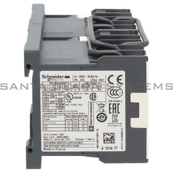 Telemecanique LC2K1201F7 Reversing Contactor Product Image
