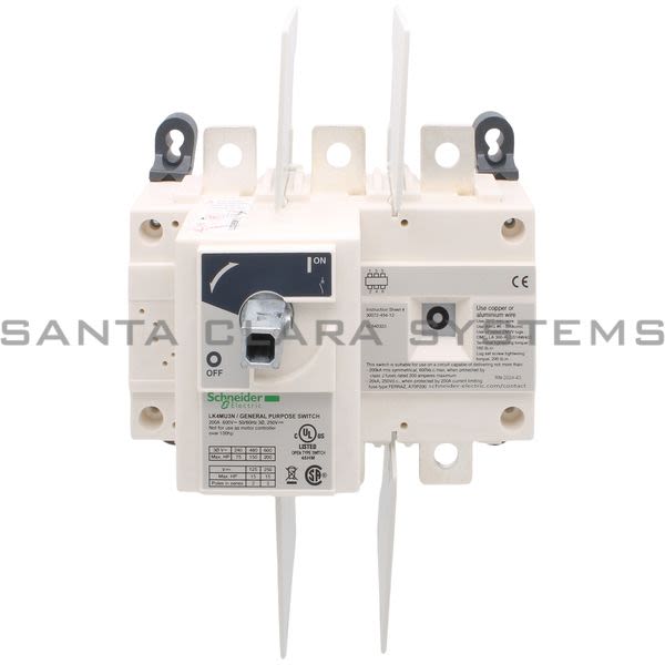 Telemecanique LK4MU3N TeSys LK - disconnect switch -3P - 200A - AC/DC Product Image