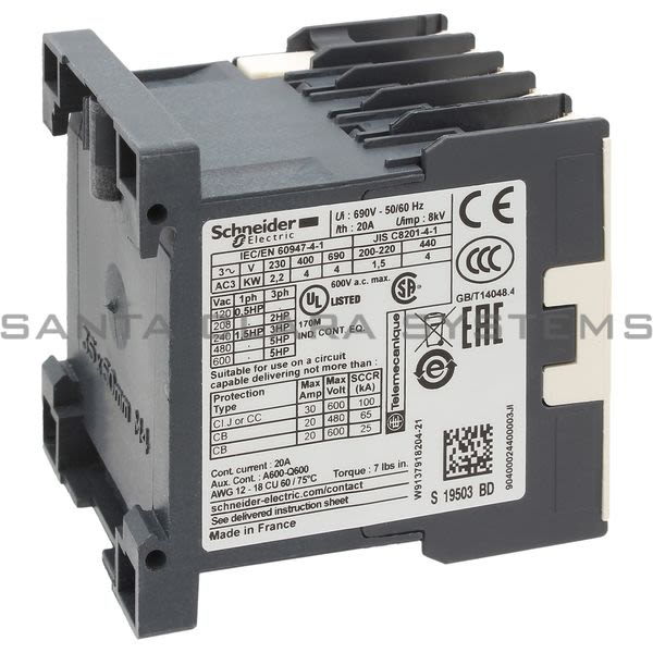 Telemecanique LP1K09004BD Contactor Product Image