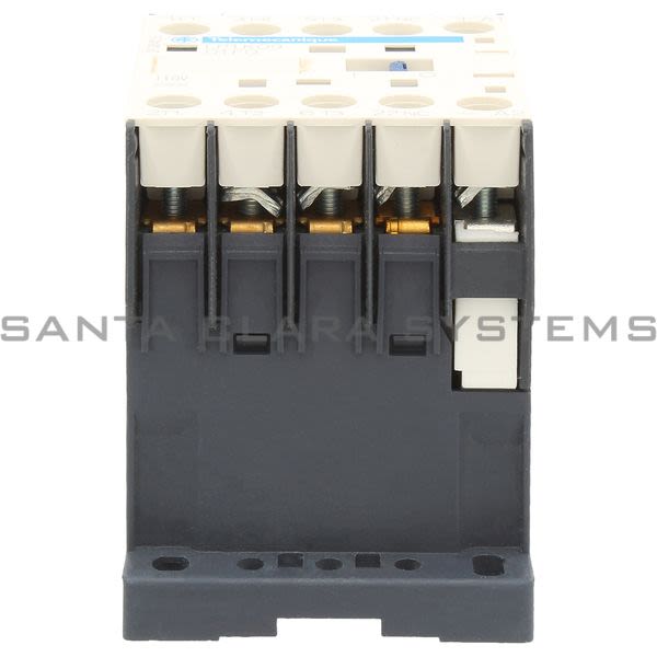 Telemecanique LP1K0901FD TeSys K contactor - 3P - AC-3 <= 440 V 9 A - 1 NC aux. - 110 V DC coil Product Image