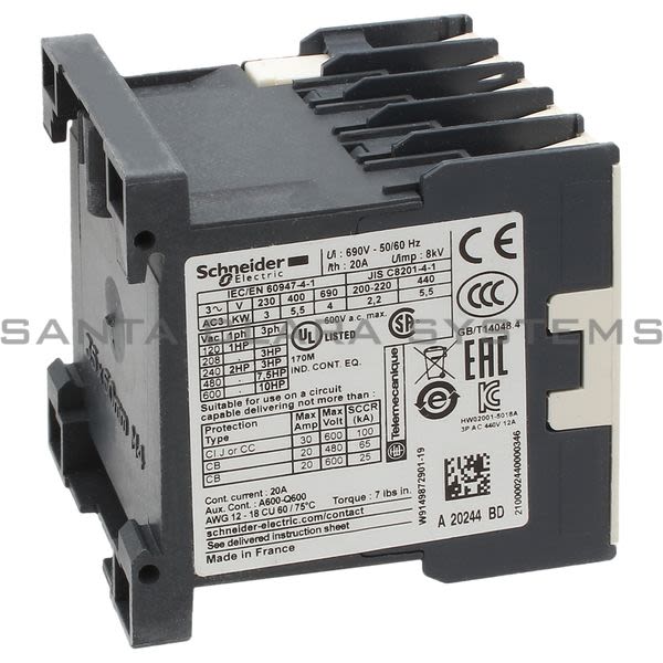 LP1K1210BD Telemecanique In stock and ready to ship - Santa Clara Systems