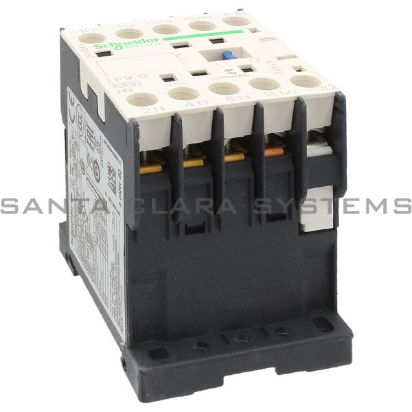 Telemecanique LP1K1210BD TeSys K contactor - 3P - AC-3 <= 440 V 12 A - 1 NO aux. - 24 V DC coil Product Image