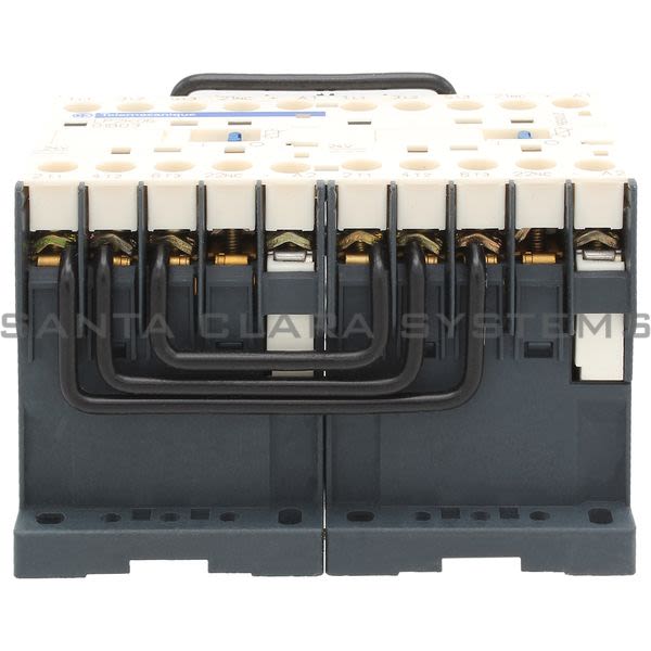 Telemecanique LP2K0601BD3 TeSys K reversing contactor - 3P - AC-3 <= 440 V 6 A - 1 NC - 24 V DC coil Product Image