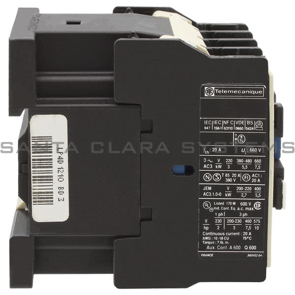 Telemecanique LP4D1210BD3 Contactor Product Image