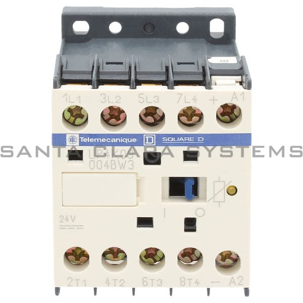 Telemecanique LP4K09004BW3 TeSys K contactor - 4P (4 NO) - AC-1 <= 440 V 20 A - 24 V DC coil Product Image