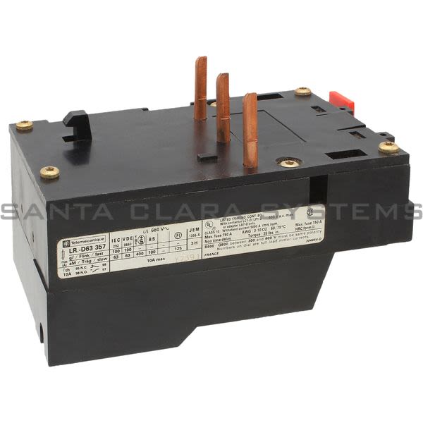 Telemecanique LR1D63357 Overload Relay Product Image