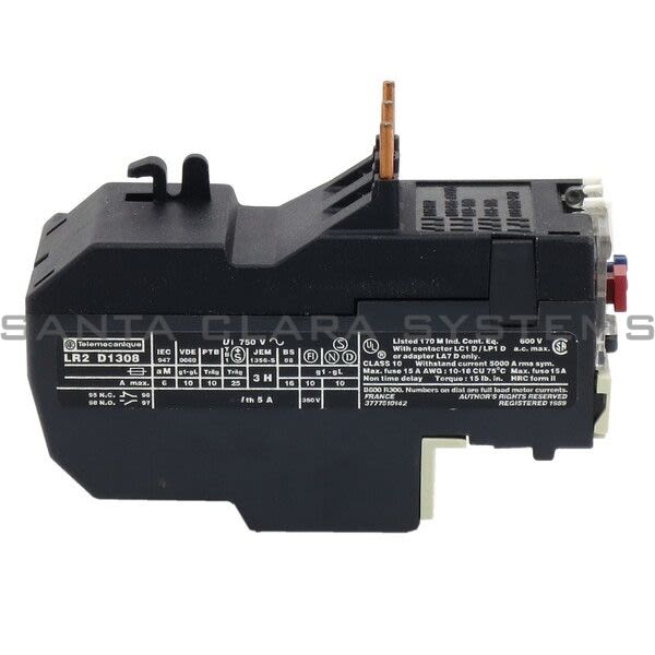 Telemecanique LR2D1308 Overload Relay Product Image