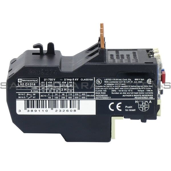 Telemecanique LR2D1314 Overload Relay Product Image