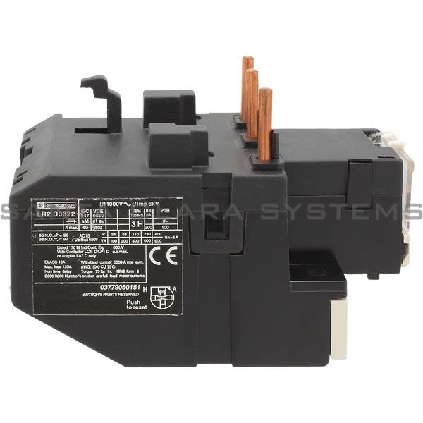 Telemecanique LR2D3322 Overload Relay Product Image