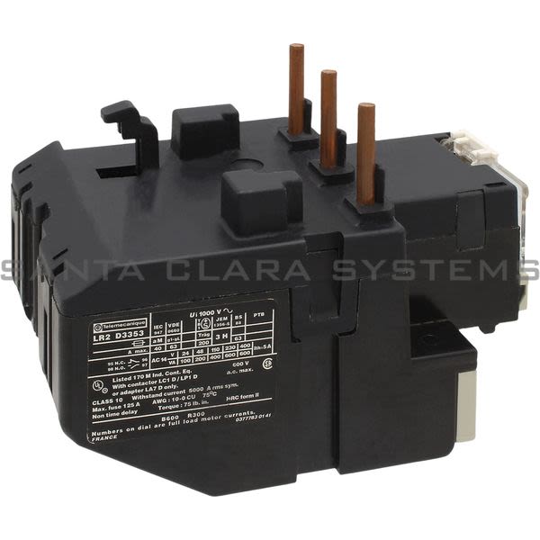 Telemecanique LR2D3353 Overload Relay Product Image