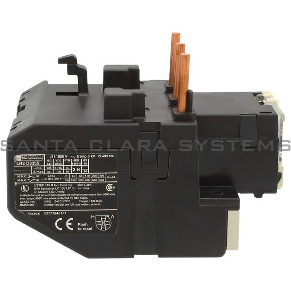 Telemecanique LR2D3355 Overload Relay Product Image