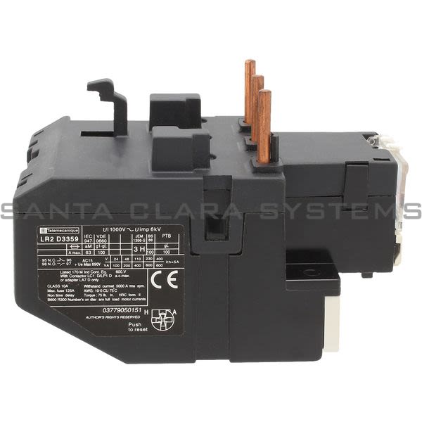 Telemecanique LR2D3359 Overload Relay Product Image