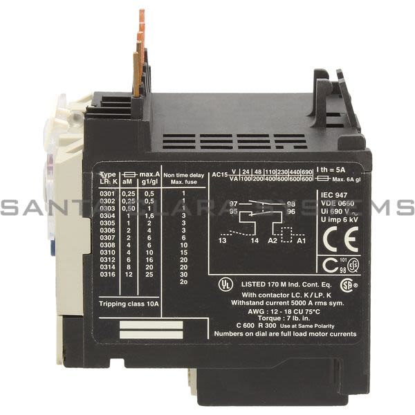 Telemecanique LR2K0307 Overload Relay Product Image