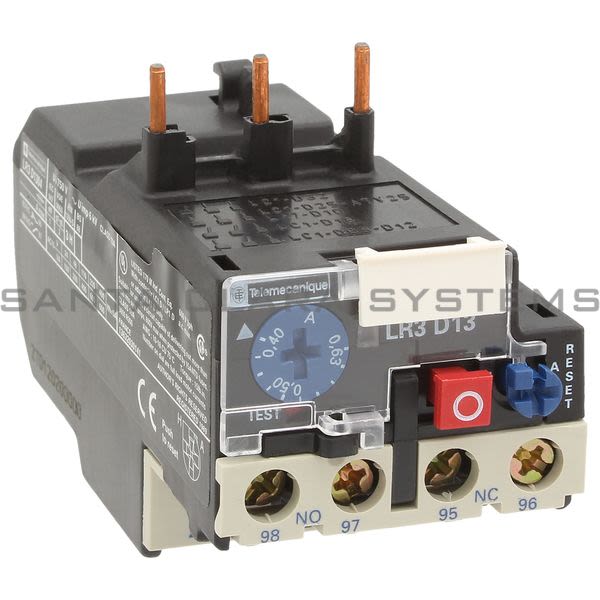 Telemecanique LR3D1304 Thermal Overload Relay Product Image