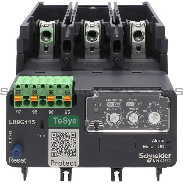 Telemecanique LR9G115 Electronic Thermal Overload Relay Product Image