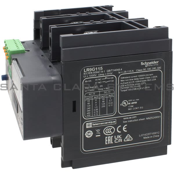 Telemecanique LR9G115 Electronic Thermal Overload Relay Product Image